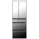 Tủ lạnh Hitachi 6 cánh mặt gương đen R-KX57N-X nội địa Nhật