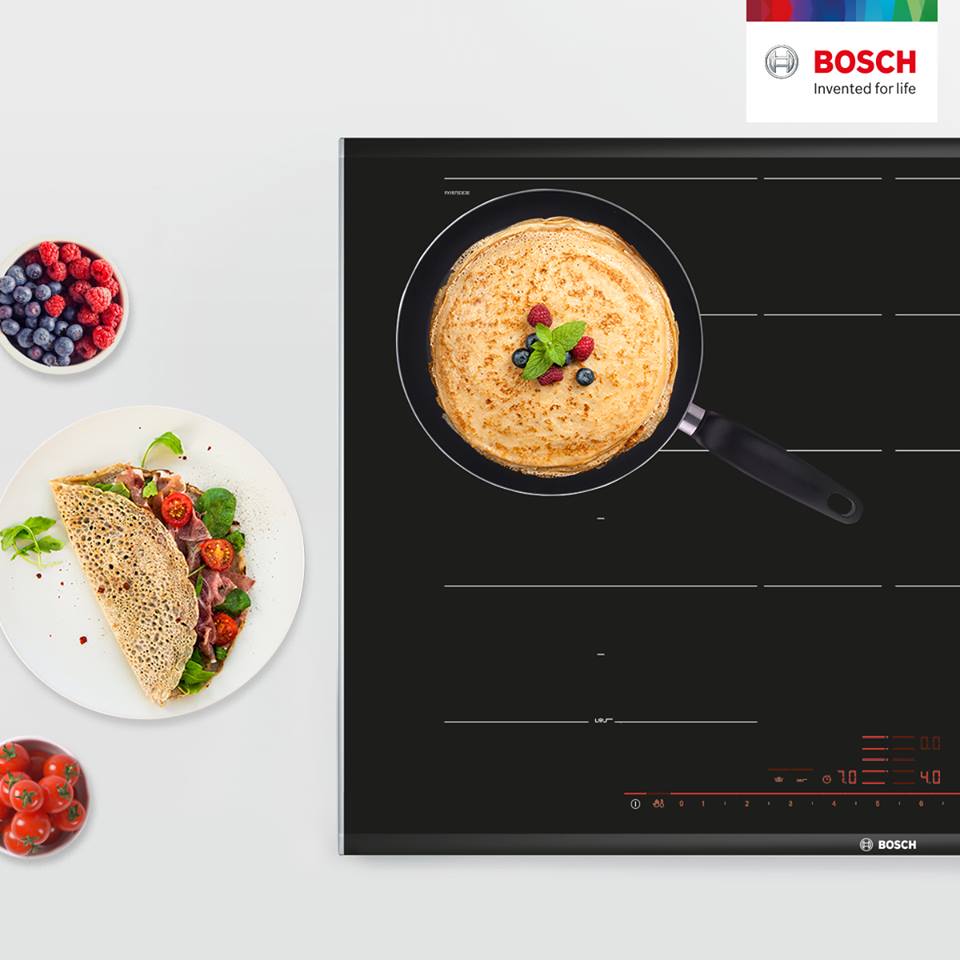 Thiệt hại cơ học và sự cố trên mặt bếp từ Bosch