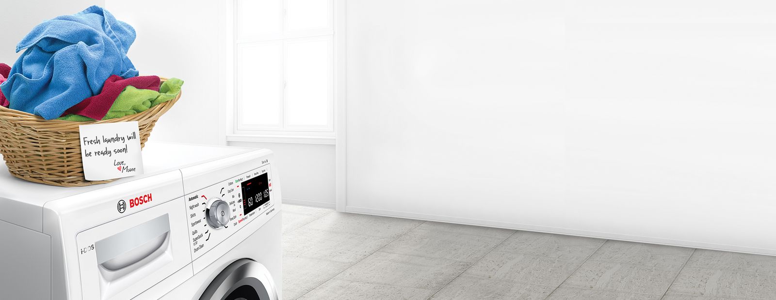 5 lý do tại sao bạn nên sở hữu một máy giặt Bosch