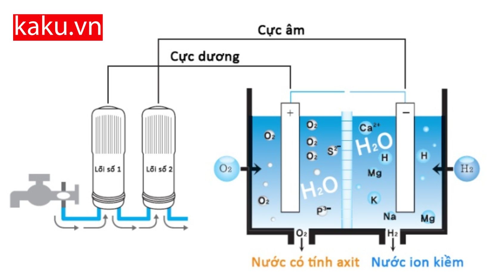 Máy lọc nước tạo kiểm hoạt động thế nào